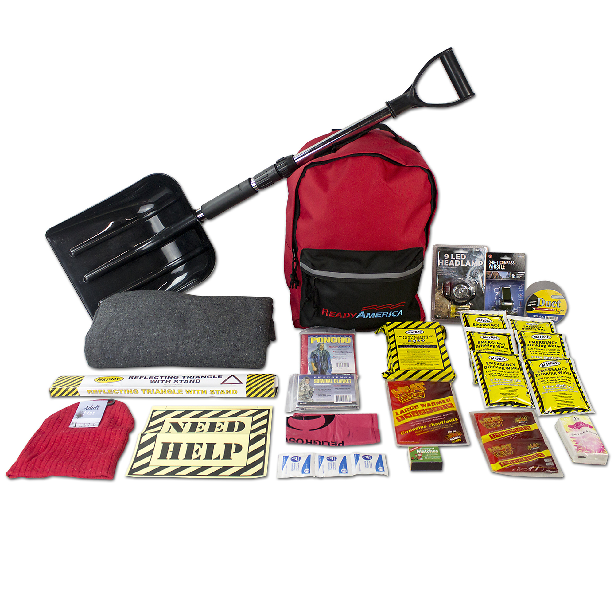 Ready America, 1 Person 3 Day Cold Weather Survival Backpack, Pieces (qty.) 1 Model# 70400